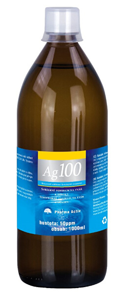 Koloidné striebro Ag100 (50ppm) 1000 ml