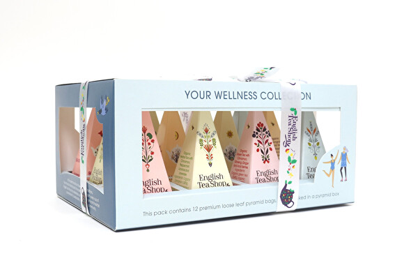 Dárková kolekce Your wellness modrá BIO 12 pyramidek