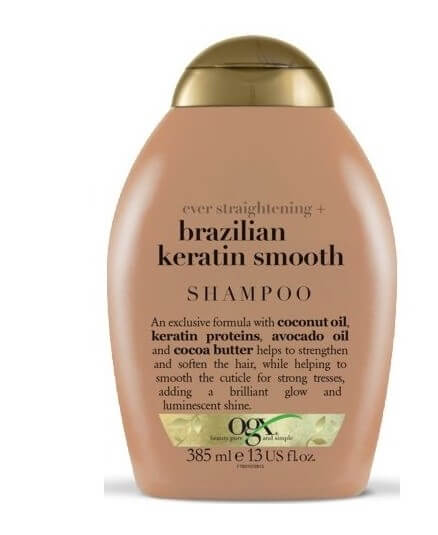 Zjemňující šampon brazilský keratin 385 ml