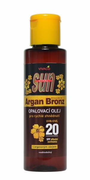 Arganový opalovací olej OF 20 100 ml