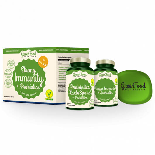 Nutrition Strong Immunity & Probiotics + Pillbox 100 g - SLEVA - poškozená krabička
