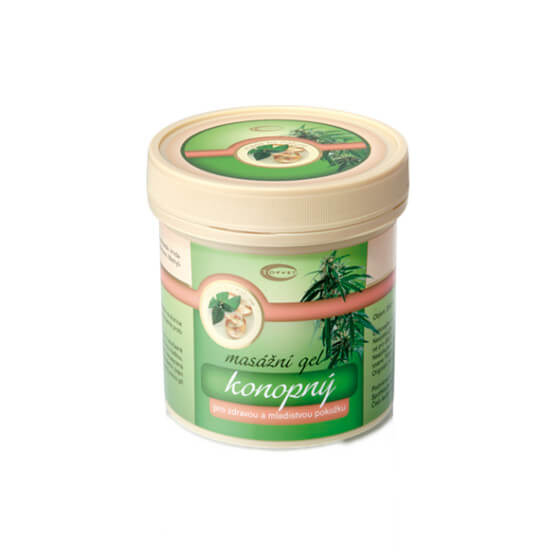 Konopný masážní gel 250 ml