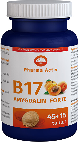 B17 Amygdalín Forte 45 + 15 tabliet