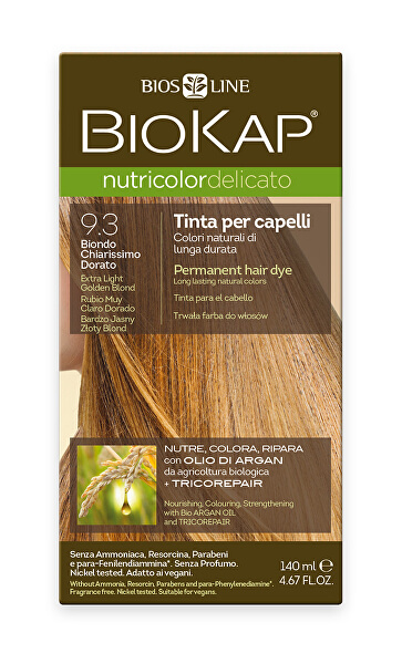 NUTRICOLOR DELICATO - Barva na vlasy - 9.30 Blond zlatá - Extra světlá 140 ml