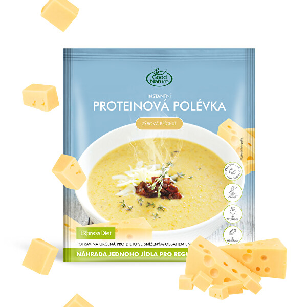 Proteinová polévka se sýrovou příchutí na hubnutí 58 g