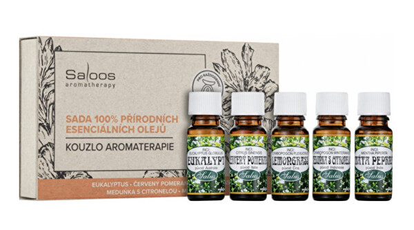 Kúzlo aromaterapie - Sada 100% prírodných esenciálnych olejov