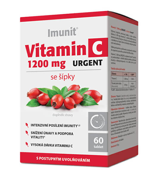 Vitamin C 1200 mg URGENT se šípky Imunit