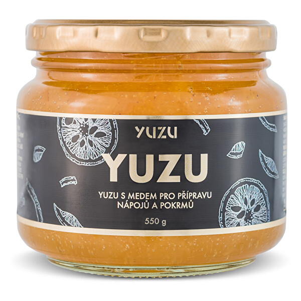 Yuzu nápojový koncentrát s kúskami yuzu, s vitamínom C