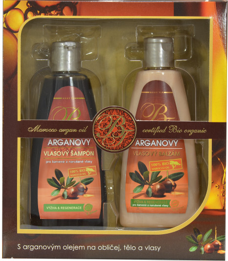 Dárková kazeta vlasové kosmetiky s arganovým olejem