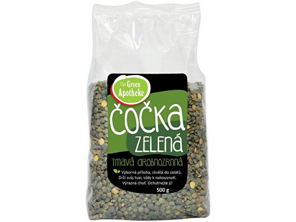 Čočka zelená tmavá 500 g