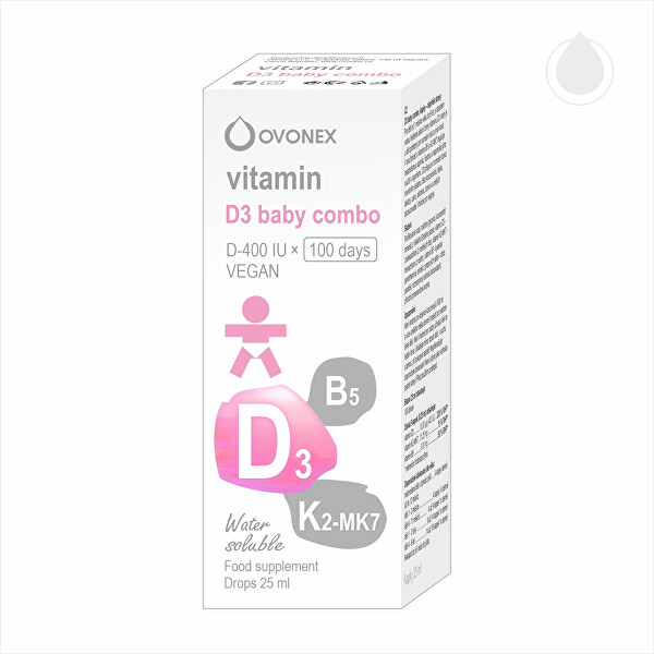 Vitamín D3 baby combo 25 ml