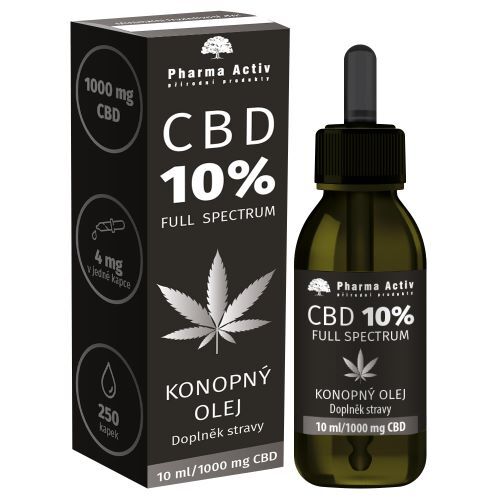 Konopný olej CBD 10% 1000 mg 10 ml
