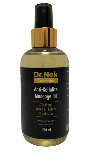 Anti-Cellulite masážny olej s arganovým olejom, škoricou, kávou a vitamínom E 200 ml