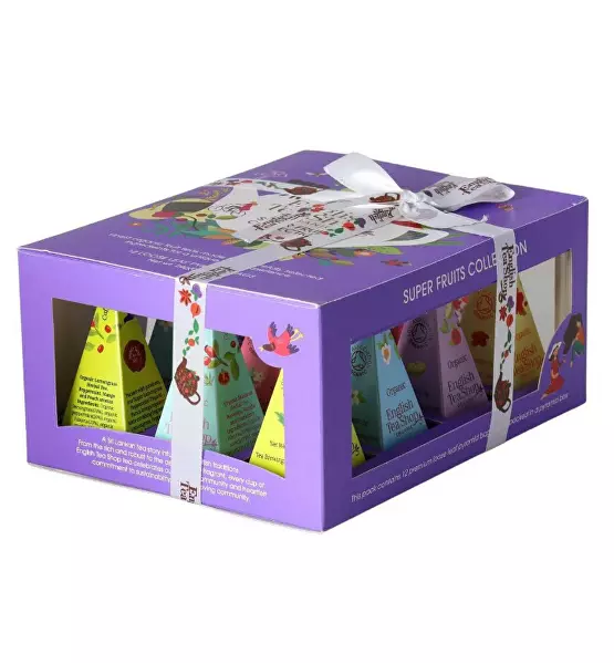 2. JAKOST - Dárková kolekce Super fruits modrá BIO 12 pyramidek