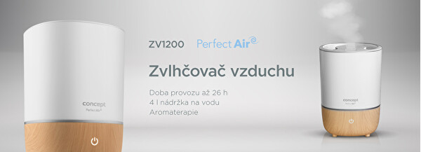 Zvlhčovač vzduchu Perfect Air ZV1200 biely