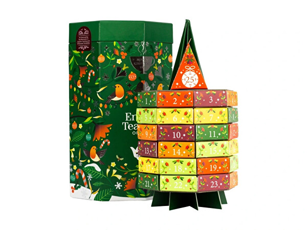 Adventní kalendář Strom 25 pyramidek BIO