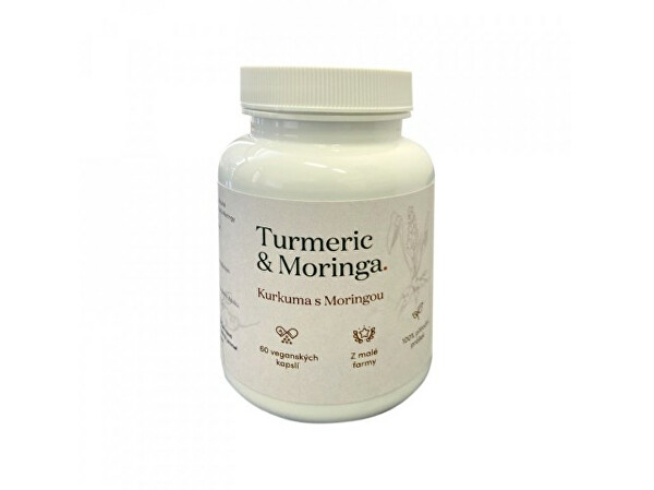 Kurkumin – Turmeric & Moringa 60 kapslí
