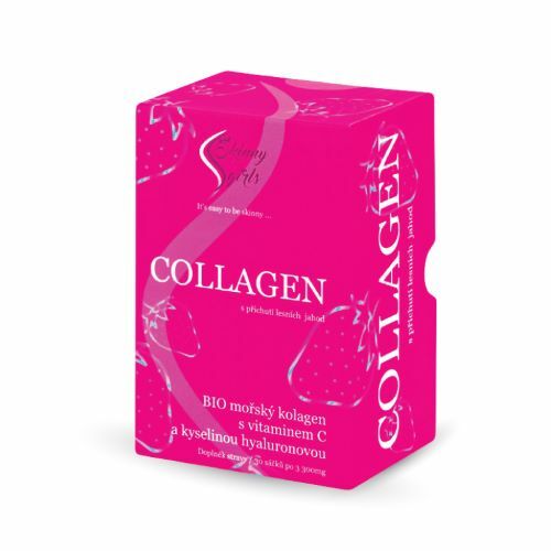 Mořský collagen s vitamínem C a příchutí lesních jahod 30 sáčků