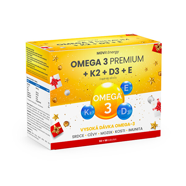 Omega 3 Premium + K2 + D3 + E 90+90 tobolek