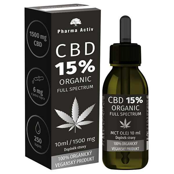 CBD 15% Organic 1500 mg Full Spectrum 10 ml