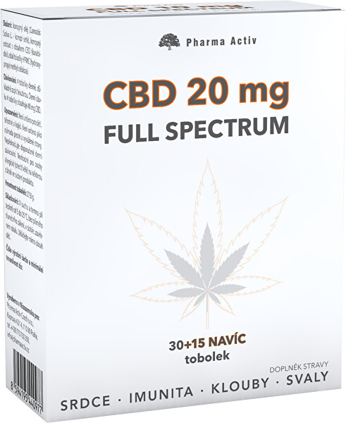 CBD 20 mg Full Spectrum 30+15 tobolek