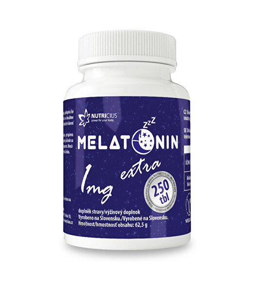 Melatonin extra 1 mg 250 tbl.