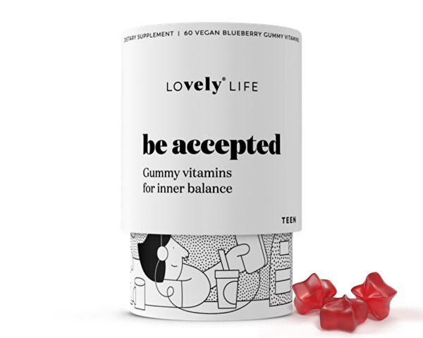 Be accepted gumové vitamíny pre vnútornú vyváženosť 60 ks