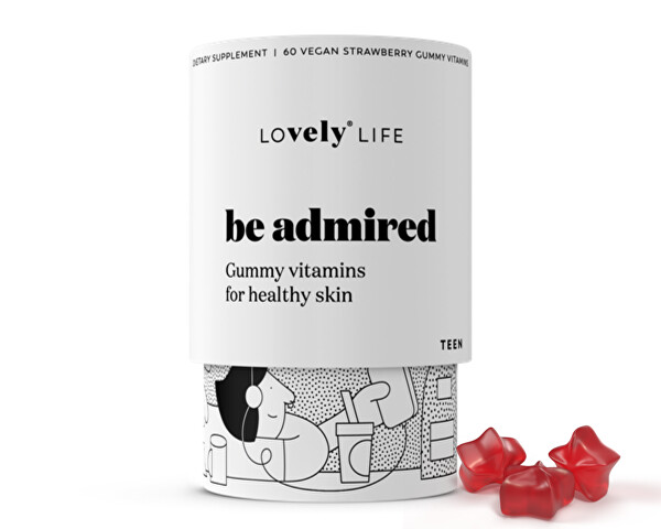 Be admired gumové vitamíny pro zdravou pleť 60 ks