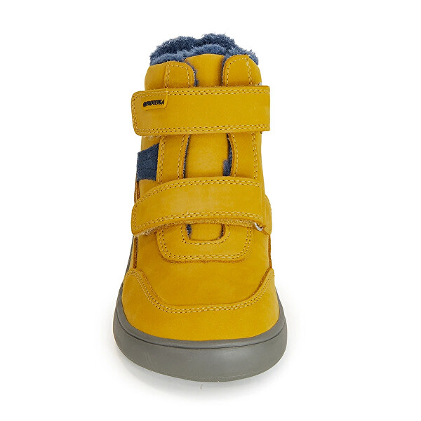 Chlapčenská zimná barefoot vychádzková obuv Targo béžová