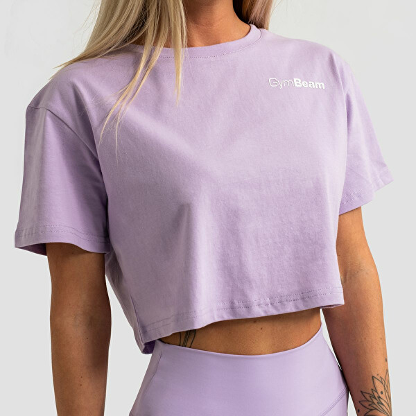 Dámske tričko Cropped Limitless Lavender