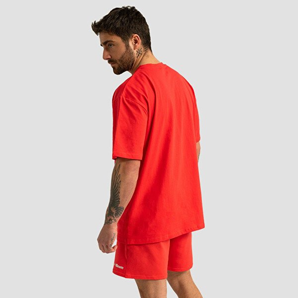 Tricou pentru bărbați Oversized Limitless Hot Red