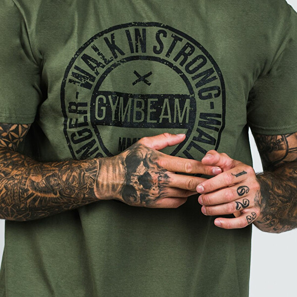 T-shirt da uomo Walk In Strong Military Green