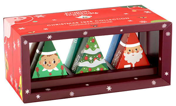 Vánoční dárková sada figurky na stromeček 6 pyramidek BIO