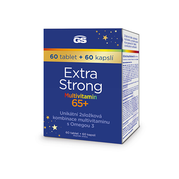 GS Extra Strong Multivitamín 65 + 60 tbl. + 60 kapsúl