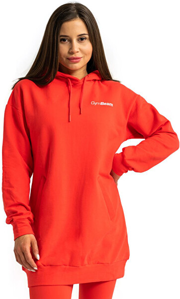 Sweatshirt für Damen Longline Limitless Hot Red