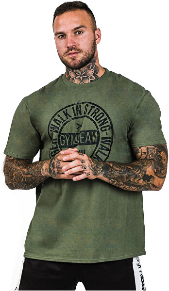 T-Shirt für Herren Walk In Strong Military Green