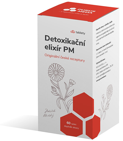 Detoxikačný elixír PM 60 tabliet