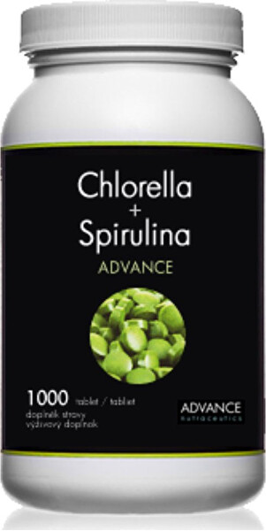 SLEVA - Chlorella + Spirulina BIO 1000 tablet - poškozený obal