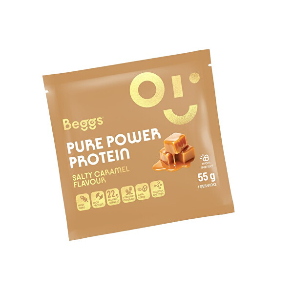 Beggs Pure Power Protein - Slaný karamel 55 g