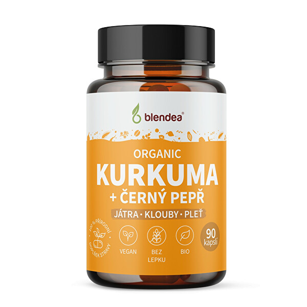 Kurkuma + Piperin 90 kapslí