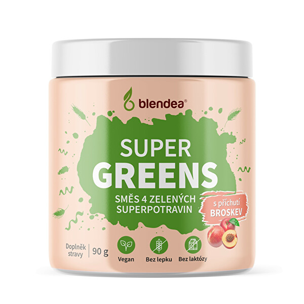 Supergreens Broskev BIO 90 g