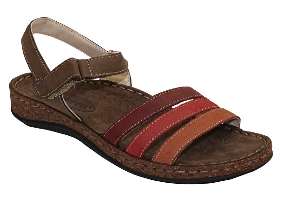 Dámske vychádzkové sandále Espreso CB/42670 hnedá