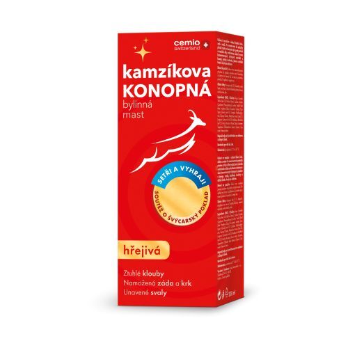 Kamzíkova konopná mast hřejivá 200 ml + soutěž