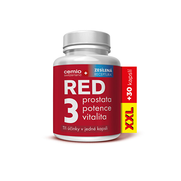 Cemio RED3 90 + 30 kapslí XXL