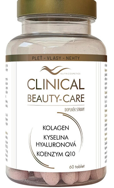 Clinical Beauty-Care Kolagen + kyselina hyaluronová + koenzym Q10 60 tablet
