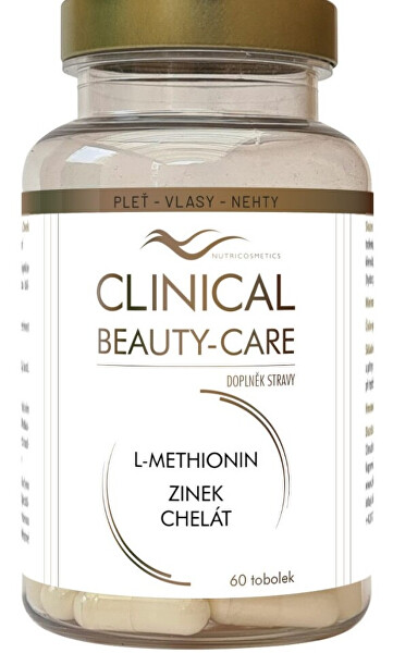 Clinical Beauty-Care L-Methio + Zinek + Chelát 60 tobolek
