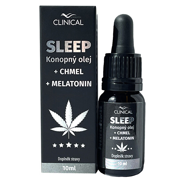 Konopný olej Sleep + chmel + melatonin 10 ml