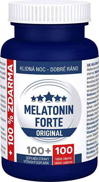 Melatonin Forte ORIGINAL 100 + 100 tablet zdarma