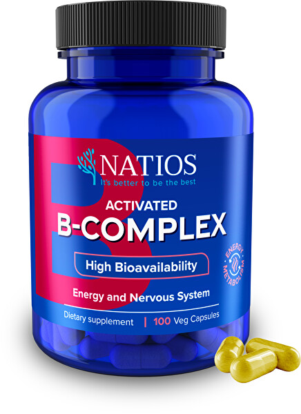 Activated B-Complex - Aktivní formy vitamínů B 100 veganských kapslí