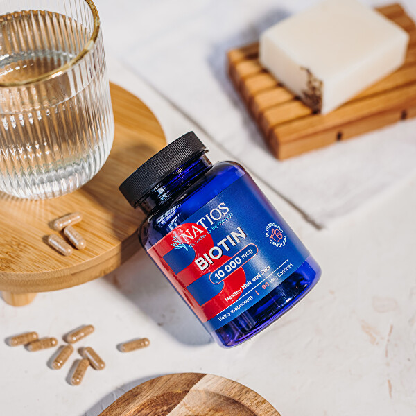Biotin 10 000 mcg 90 veganských kapslí